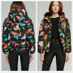 Alice + Olivia Durham Reversible Butterfly Puffer